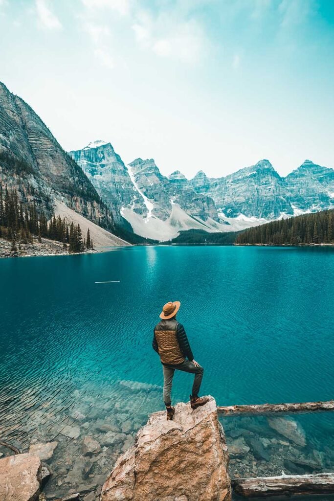 Backpacker Girl in James Bond Island, Thailand